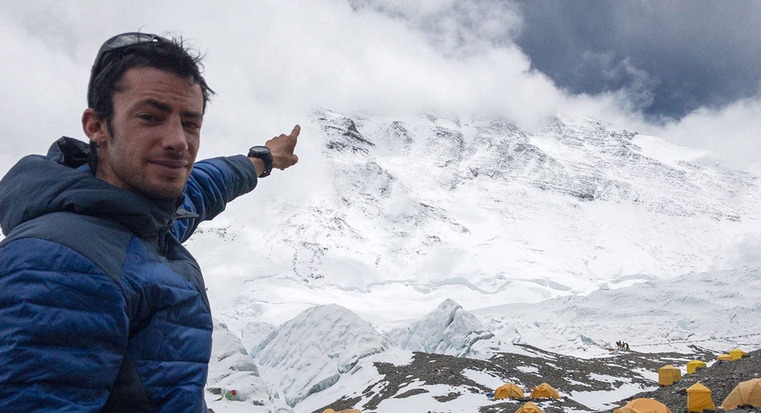 Kilian Jornet summits everest
