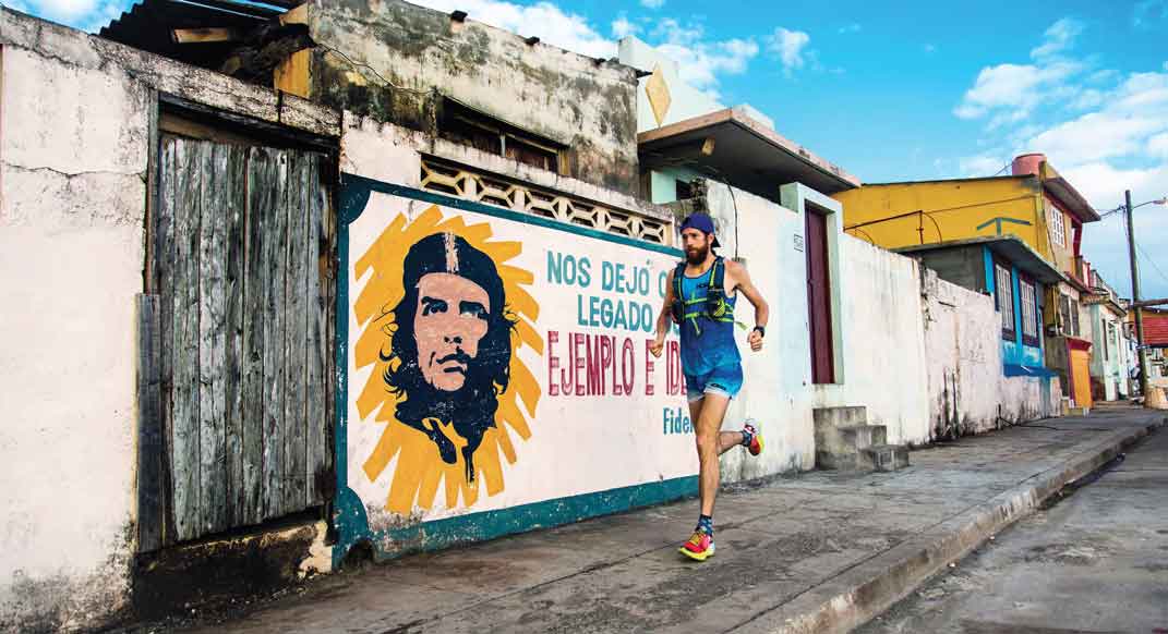 Renowned trail runner Michael Wardian traveled to Cuba with One World Running in 2016. Photo by Brian Metzler