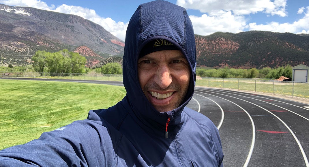 Will Fisher gets hot at the track. Photo by Will Fisher.