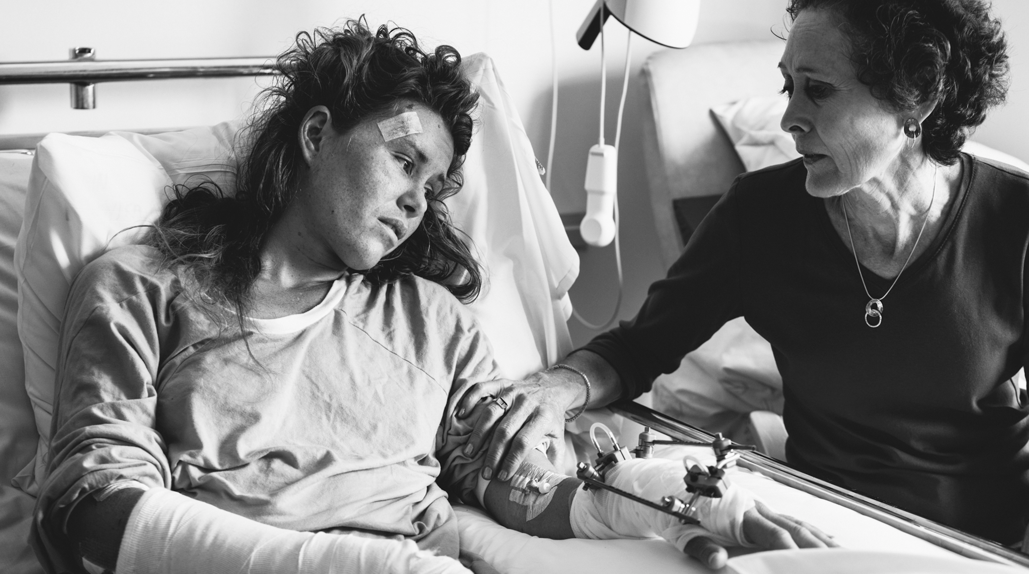 Hillary Allen after her fall