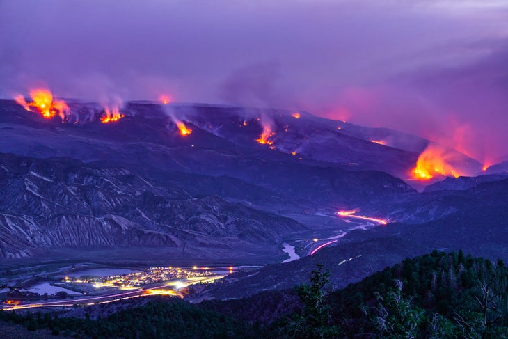 Forest fire climate