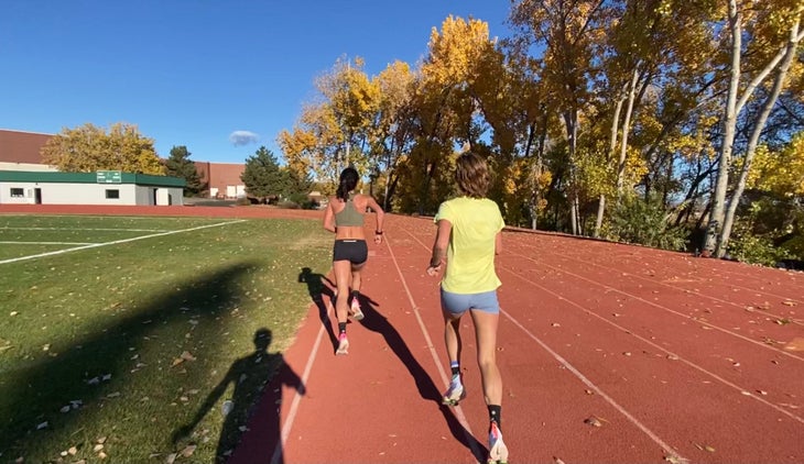 Clare Gallagher Track Workout