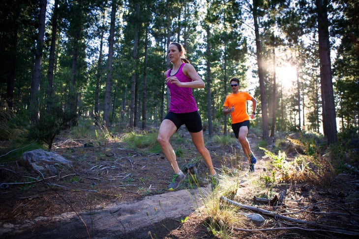 science speed work trail running workout