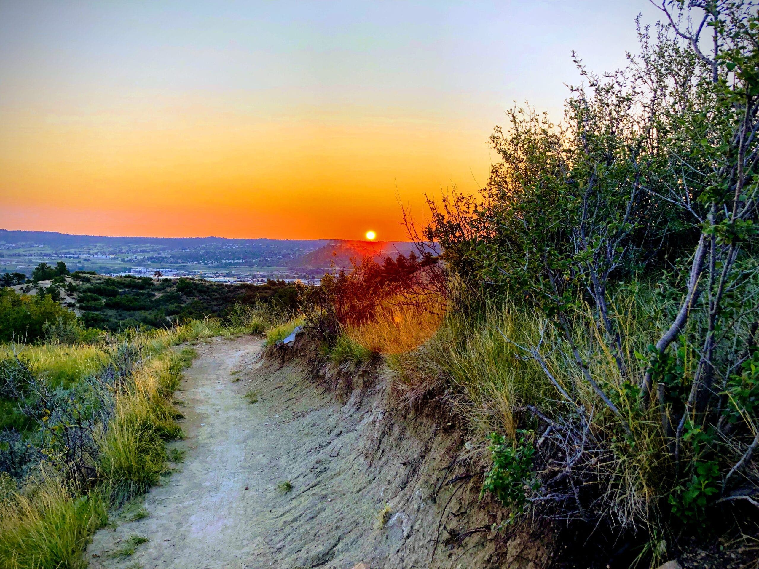 trail running castle rock