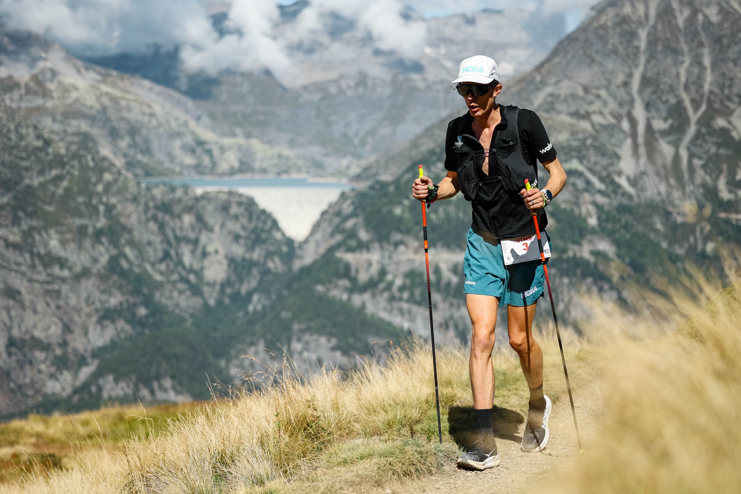 Jim Walmsley racing UTMB