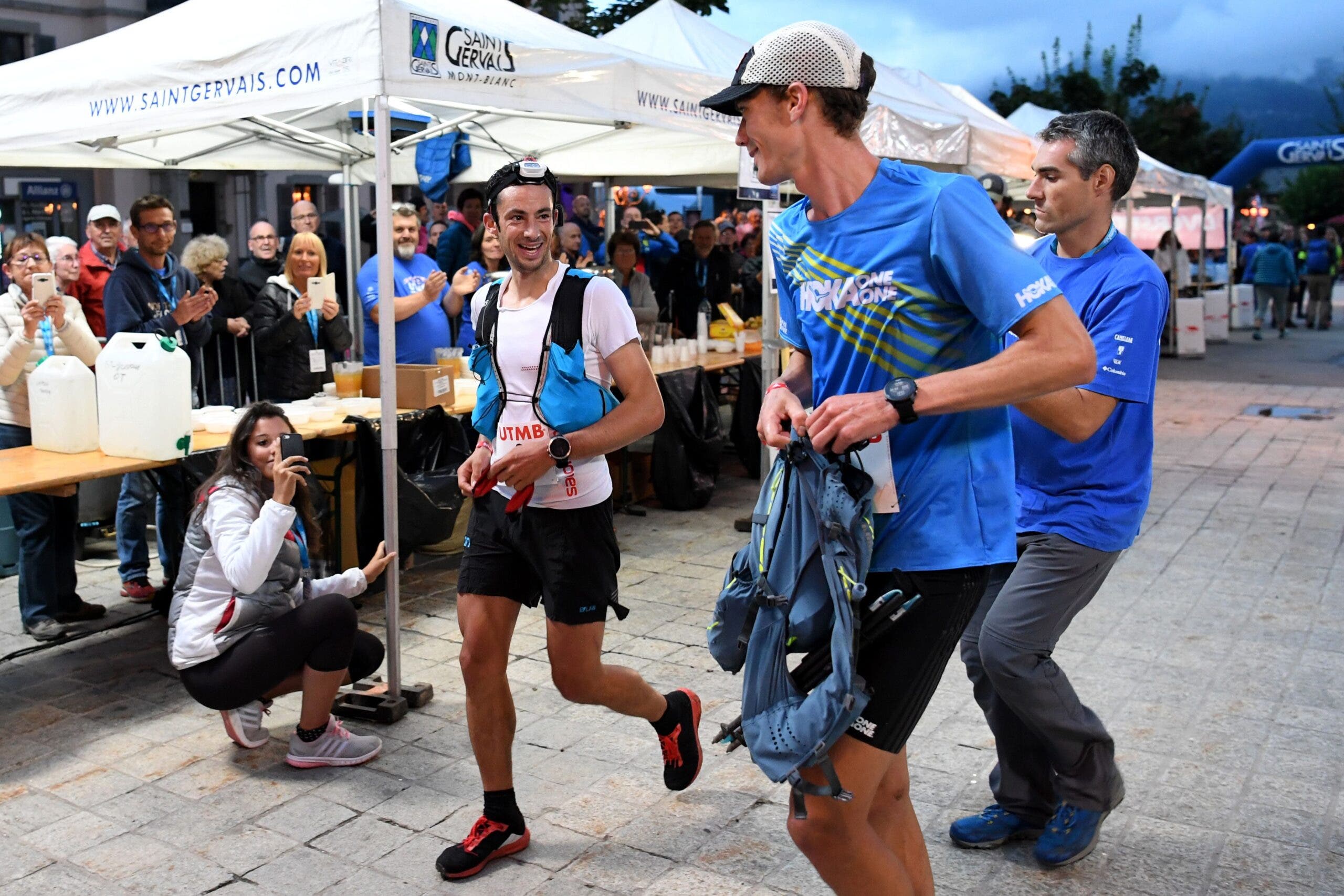 JIm Walmsley Kilian Jornet UTMB 2022
