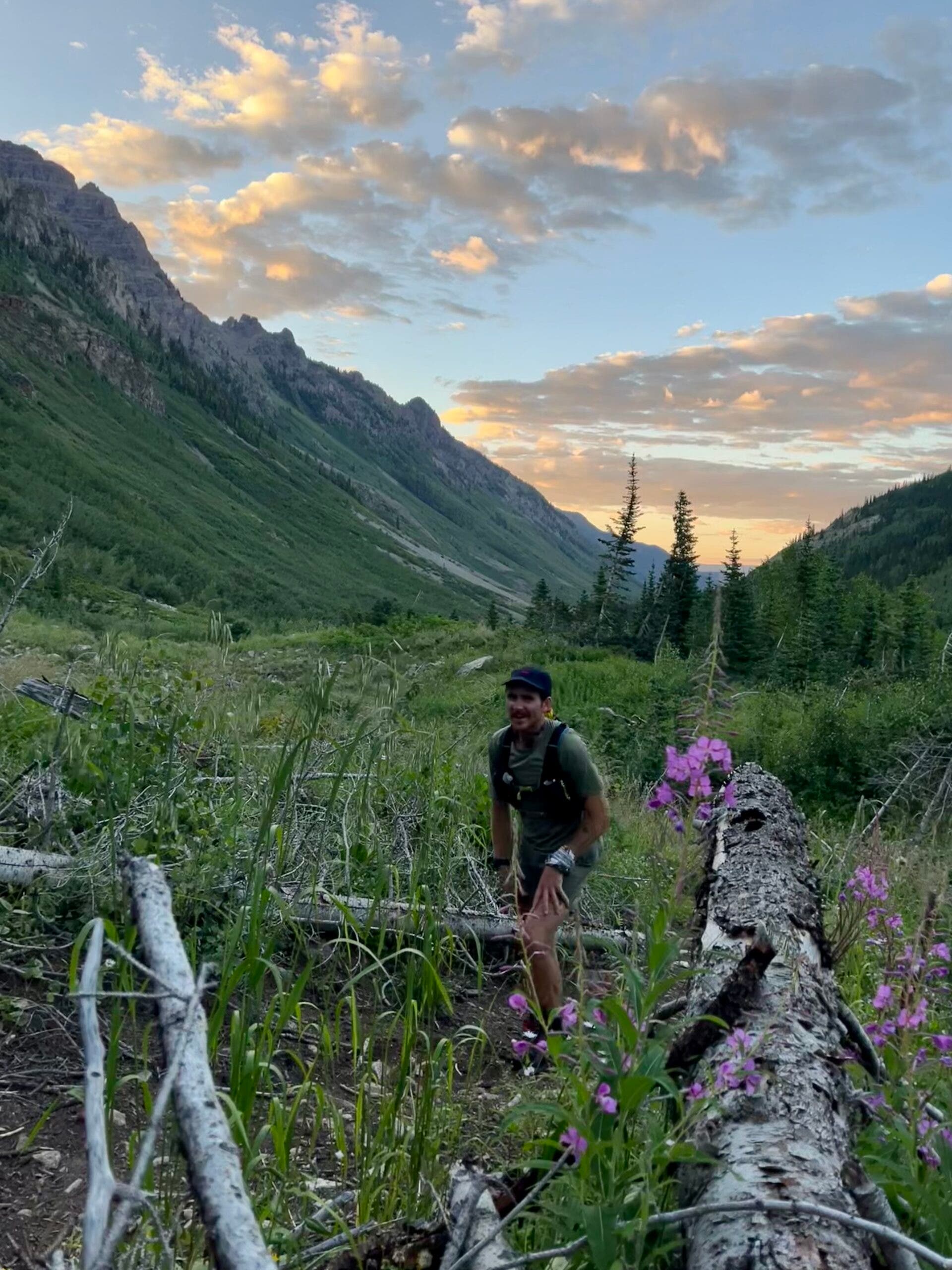 Michael Wirth on Elks Traverse
