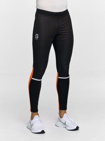 Ronhill Tech Winter Running Leggings, All Black at John Lewis