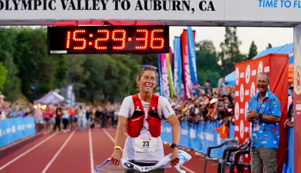 Courtney Dauwalter Runs to New Western States 100 Course Record - Trail ...