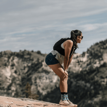 a runner trail running in Utah