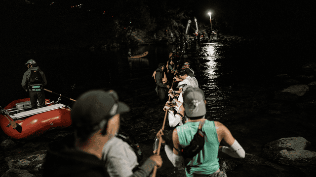 Rare Images from the Night Shift at the Rucky Chucky River Crossing