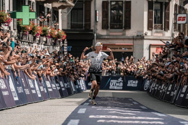 wore On Cloudultra Pro on the way to taking second place at 2026 UTMB.