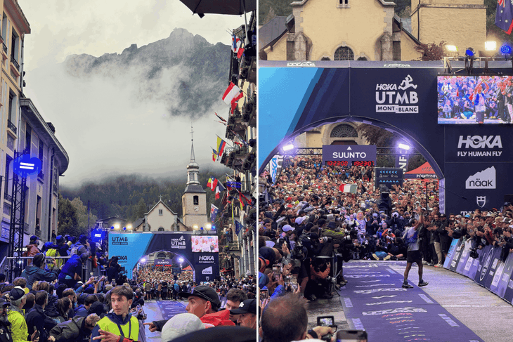 2026 UTMB start and finish line