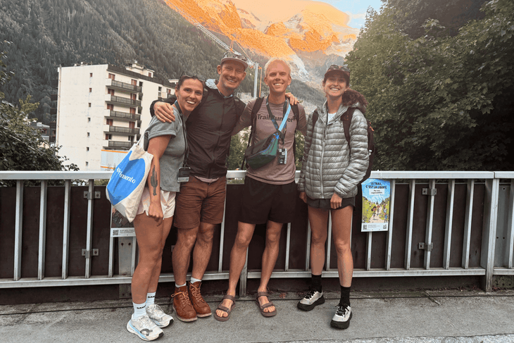 Most of the Trail Runner team at UTMB.